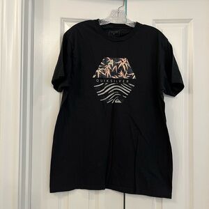 Quiksilver black Crew Neck Tee